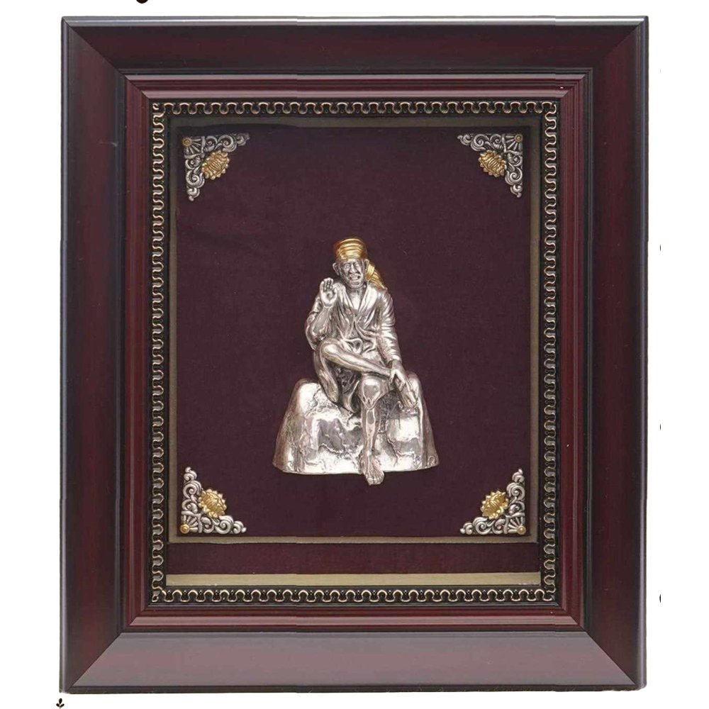 Sitting stone saibaba 30