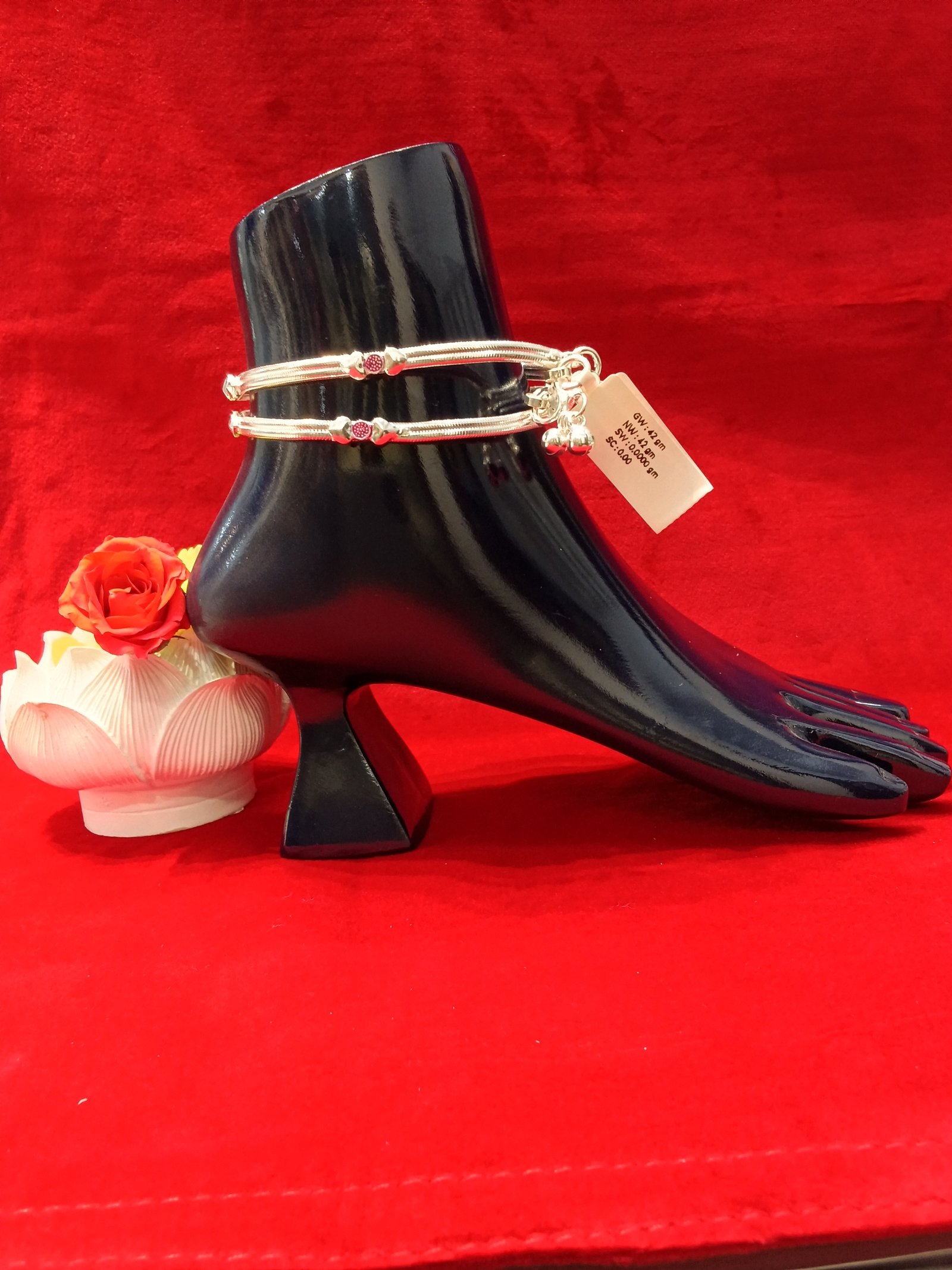 SILVER ANKLET