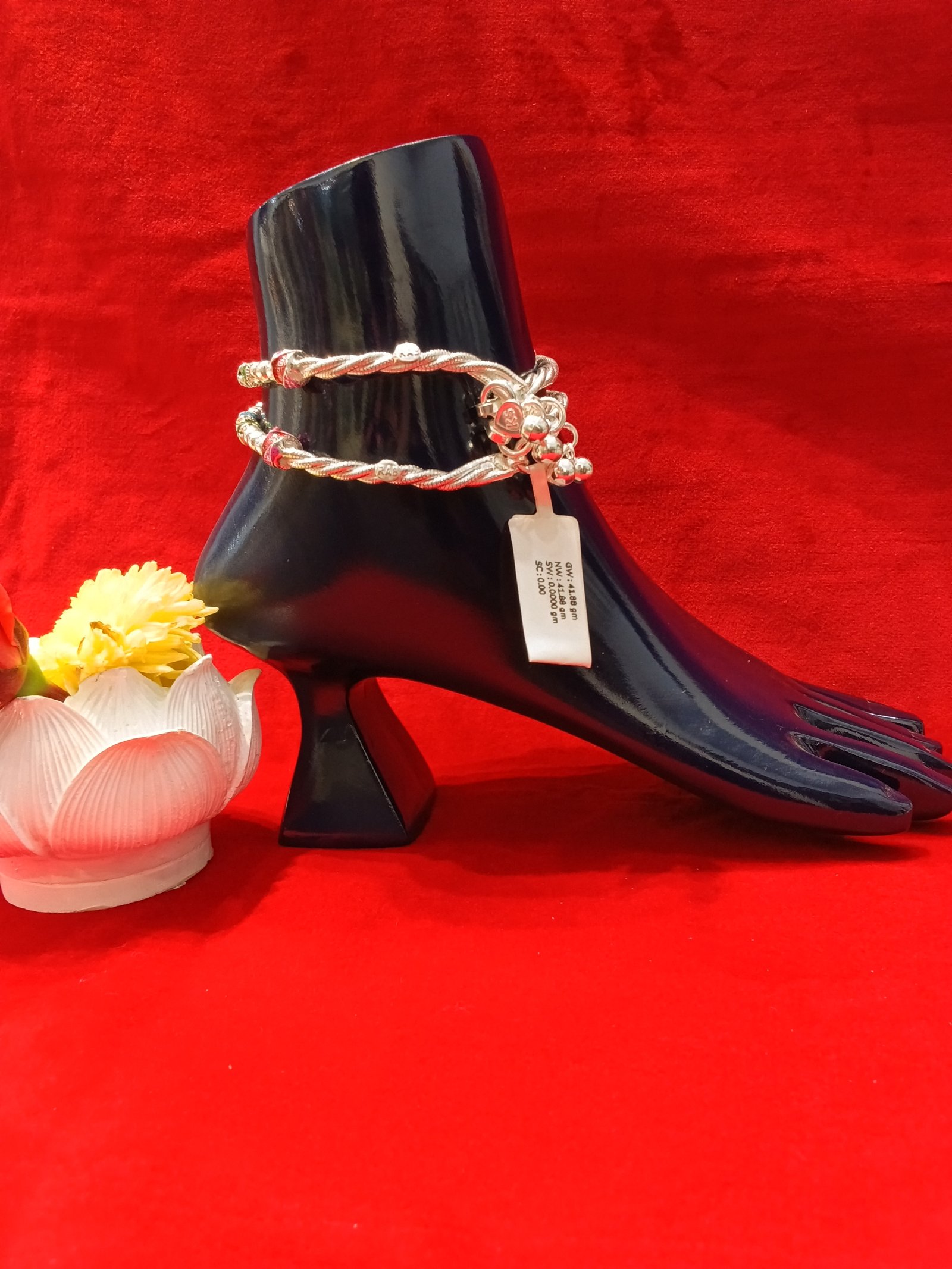 SILVER ANKLET